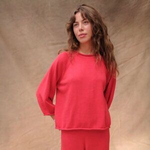 Sønderhaus Jeanie Sweater - Cherry Red